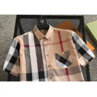 $38.00 USD Burberry Shirts Short Sleeved For Men #1346632