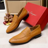 $108.00 USD Salvatore Ferragamo Leather Shoes For Men #1347523