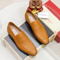 $108.00 USD Salvatore Ferragamo Leather Shoes For Men #1347523
