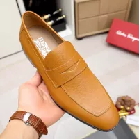 $108.00 USD Salvatore Ferragamo Leather Shoes For Men #1347523