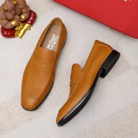 $108.00 USD Salvatore Ferragamo Leather Shoes For Men #1347523