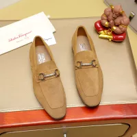 $108.00 USD Salvatore Ferragamo Leather Shoes For Men #1347529