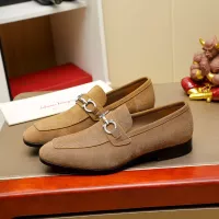 $108.00 USD Salvatore Ferragamo Leather Shoes For Men #1347529