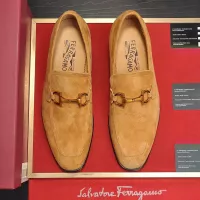 $96.00 USD Salvatore Ferragamo Leather Shoes For Men #1347975
