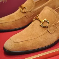 $96.00 USD Salvatore Ferragamo Leather Shoes For Men #1347975