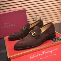 $96.00 USD Salvatore Ferragamo Leather Shoes For Men #1347976