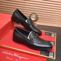 $98.00 USD Salvatore Ferragamo Leather Shoes For Men #1347981