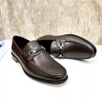 $160.00 USD Salvatore Ferragamo Leather Shoes For Men #1347983
