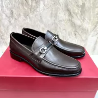 $160.00 USD Salvatore Ferragamo Leather Shoes For Men #1347983