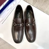 $160.00 USD Salvatore Ferragamo Leather Shoes For Men #1347983