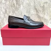 $160.00 USD Salvatore Ferragamo Leather Shoes For Men #1347983