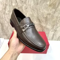 $160.00 USD Salvatore Ferragamo Leather Shoes For Men #1347983