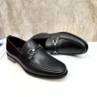 $160.00 USD Salvatore Ferragamo Leather Shoes For Men #1347984