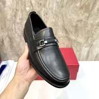 $160.00 USD Salvatore Ferragamo Leather Shoes For Men #1347984