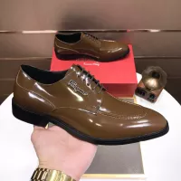 $92.00 USD Salvatore Ferragamo Leather Shoes For Men #1348006