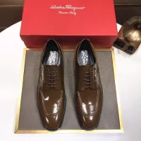 $92.00 USD Salvatore Ferragamo Leather Shoes For Men #1348006
