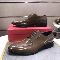 $92.00 USD Salvatore Ferragamo Leather Shoes For Men #1348006