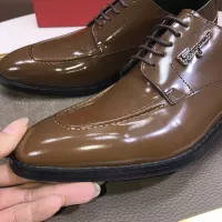 $92.00 USD Salvatore Ferragamo Leather Shoes For Men #1348006