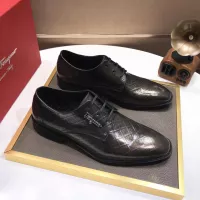 $92.00 USD Salvatore Ferragamo Leather Shoes For Men #1348008