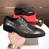 $92.00 USD Salvatore Ferragamo Leather Shoes For Men #1348008