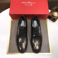 $92.00 USD Salvatore Ferragamo Leather Shoes For Men #1348008