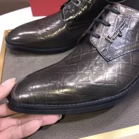 $92.00 USD Salvatore Ferragamo Leather Shoes For Men #1348008