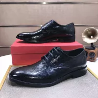 $92.00 USD Salvatore Ferragamo Leather Shoes For Men #1348009