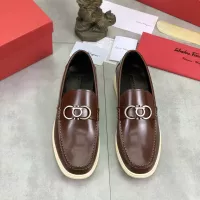 $105.00 USD Salvatore Ferragamo Leather Shoes For Men #1348367