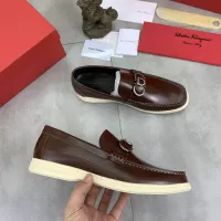 $105.00 USD Salvatore Ferragamo Leather Shoes For Men #1348367