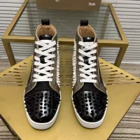 $98.00 USD Christian Louboutin High Top Shoes For Men #1348431