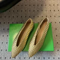 $128.00 USD Bottega Veneta BV Flat Shoes For Women #1348641
