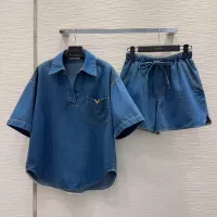 $85.00 USD Valentino Tracksuits Short Sleeved For Women #1350906