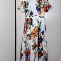 $112.00 USD Dolce & Gabbana Dresses Short Sleeved For Women #1351227