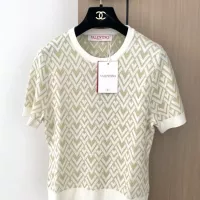 $96.00 USD Valentino Sweaters Short Sleeved For Women #1351407