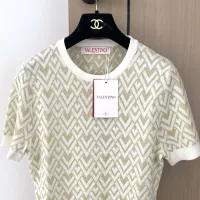 $96.00 USD Valentino Sweaters Short Sleeved For Women #1351407