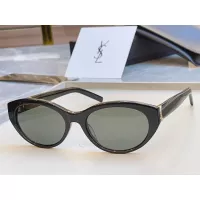 $56.00 USD Yves Saint Laurent YSL AAA Quality Sunglasses In Gold #1352811