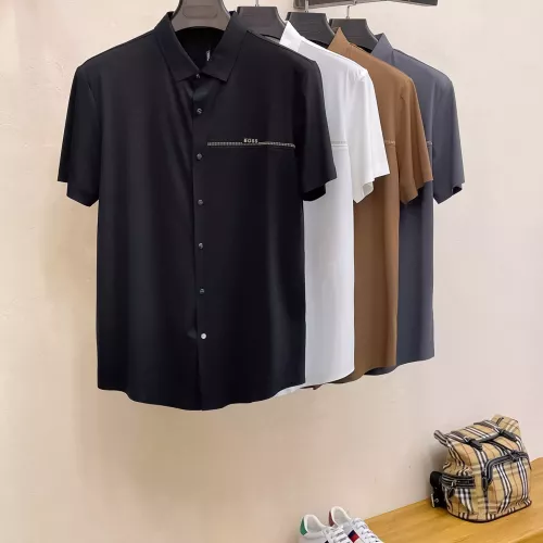 Replica Boss Shirts Short Sleeved For Men #1353863 $52.00 USD for Wholesale