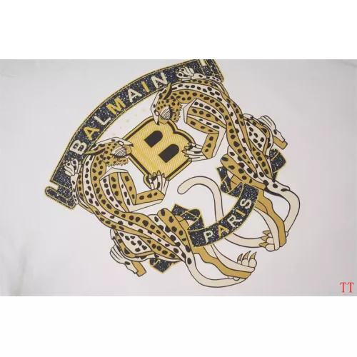 Replica Balmain T-Shirts Short Sleeved For Unisex #1355030 $32.00 USD for Wholesale
