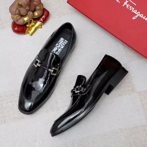 Replica Salvatore Ferragamo Leather Shoes For Men #1355587, $88.00 USD, [ITEM#1355587], Replica Salvatore Ferragamo Leather Shoes outlet from China