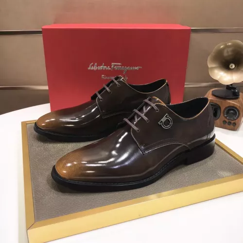 Salvatore Ferragamo Leather Shoes For Men #1356497