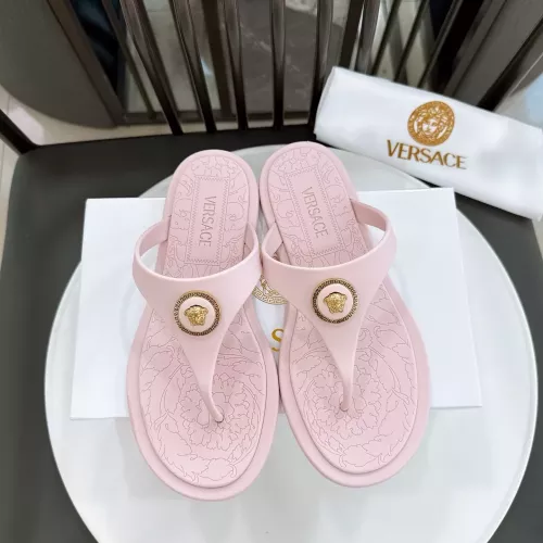 Replica Versace Slippers For Women #1357694 $60.00 USD for Wholesale