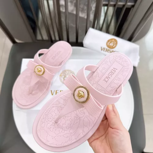 Replica Versace Slippers For Women #1357698 $60.00 USD for Wholesale