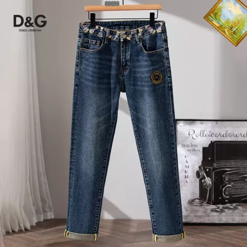 Replica Dolce & Gabbana D&G Jeans For Men #1358012 $48.00 USD for Wholesale
