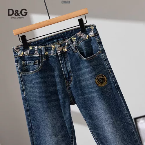 Replica Dolce & Gabbana D&G Jeans For Men #1358012 $48.00 USD for Wholesale