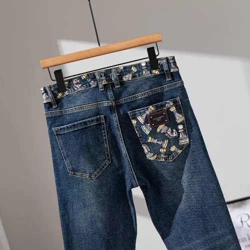 Replica Dolce & Gabbana D&G Jeans For Men #1358012 $48.00 USD for Wholesale
