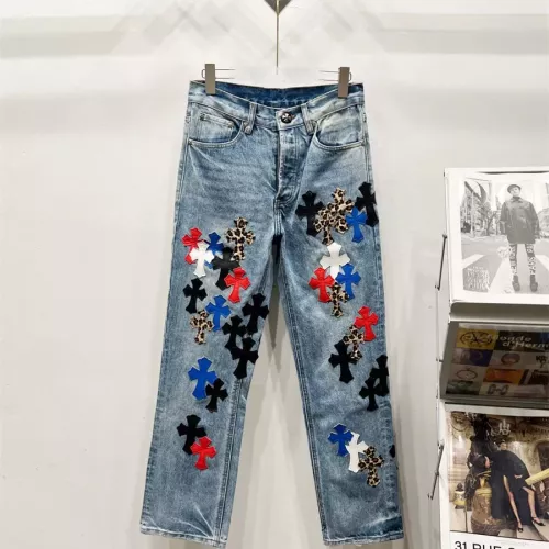Replica Chrome Hearts Jeans For Men #1358894, $68.00 USD, [ITEM#1358894], Replica Chrome Hearts Jeans outlet from China