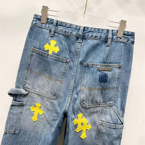 Replica Chrome Hearts Jeans For Men #1358896 $64.00 USD for Wholesale