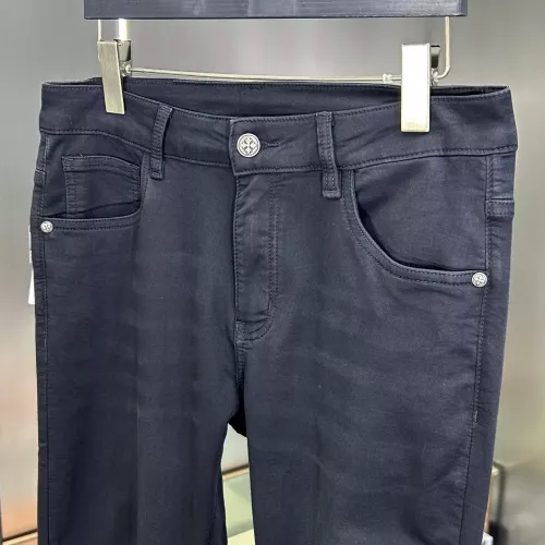 Replica Chrome Hearts Jeans For Men #1359136 $80.00 USD for Wholesale