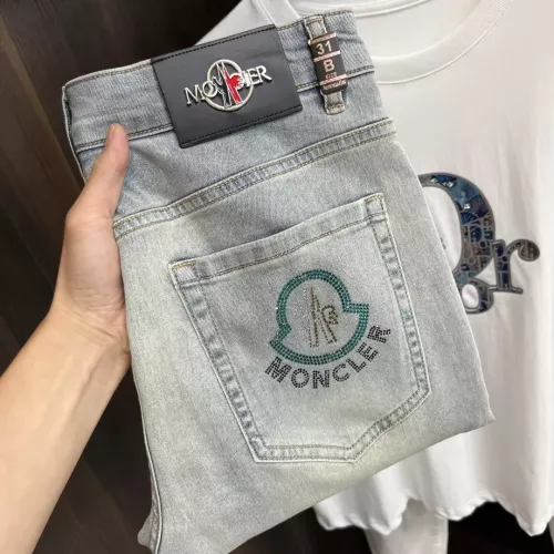 Replica Moncler Jeans For Men #1359414, $88.00 USD, [ITEM#1359414], Replica Moncler Jeans outlet from China