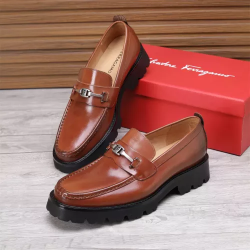 Replica Salvatore Ferragamo Leather Shoes For Men #1362015, $96.00 USD, [ITEM#1362015], Replica Salvatore Ferragamo Leather Shoes outlet from China